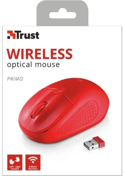 Primo 20787 Kablosuz Kırmızı Mouse