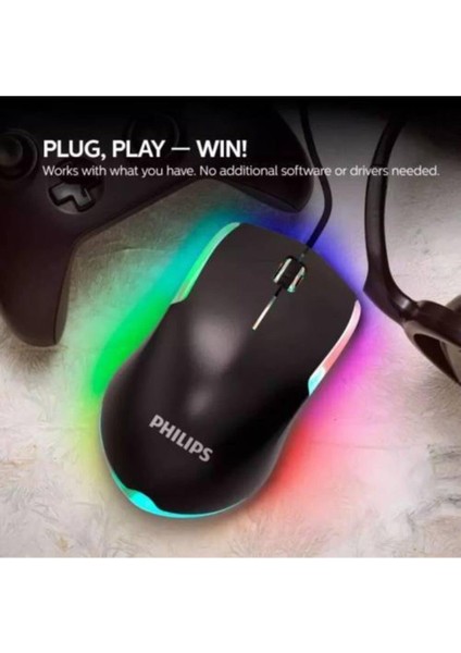 Phılıps G314(SPK9314- ) Oyuncu Mouse Fida-Uyghur-Phılıps modelleri