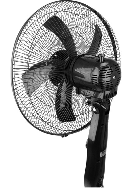 Dn 91018 Yükseklik Zamanlayıcı 3 Hız Ayarı 30° Eğilebilir 5 Pervaneli Siyah 16'' Inç Vantilatör Fan Cvs Dn