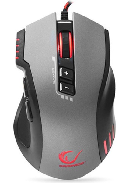 Rampage SMX-R81 USB Siyah 3000DPI Rgb Gami Mou Ever