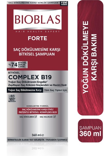 Bıoblas Forte Sampuan 360ML