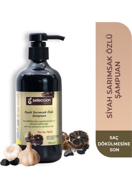 Naturel Siyah Sarımsak Özlü Şampuan 500 ml