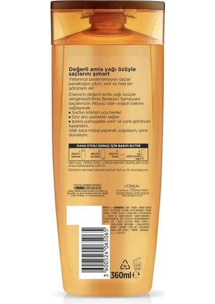 Mucizevi Yağ Besleyici Bakım Şampuanı 360 ml