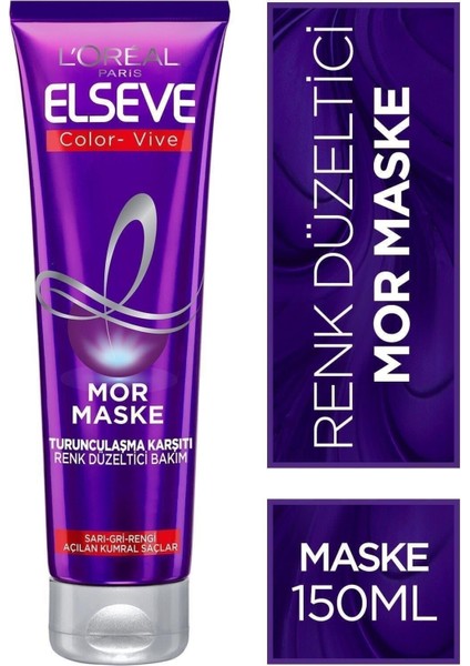 Color-Vive Purple Maske Silver Mor Maske 150 Ml.