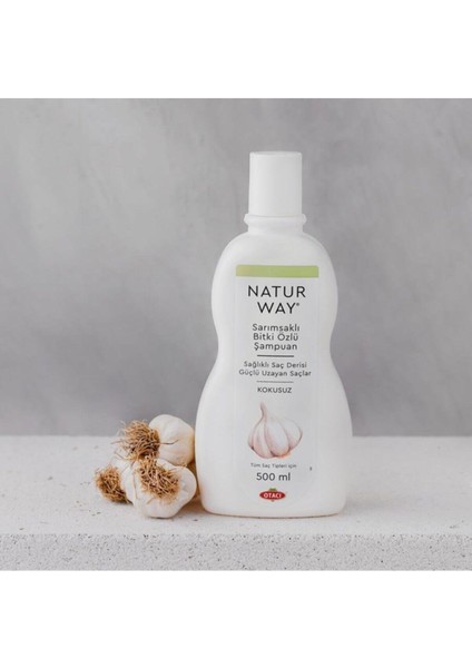 Ot Naturway Sarımsaklı Bitki Özlü Şampuan 500 ml x 3 Adet