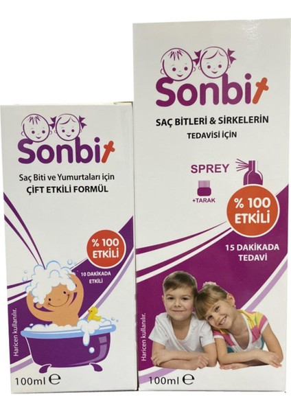 100 ml + 100 ml (Çelik Tarak Hediyeli)