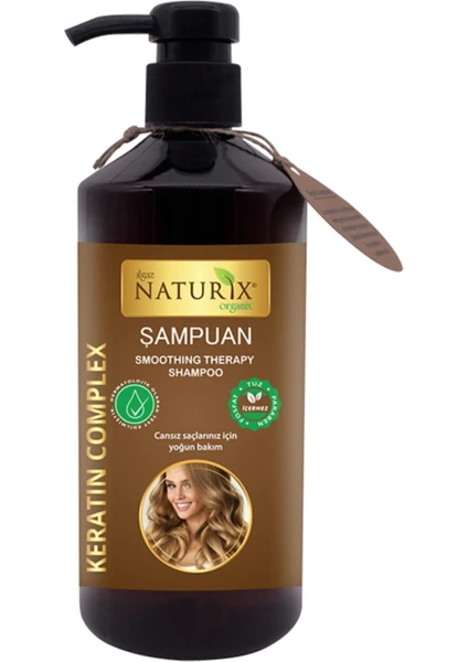 Yıpranmış Saçlar Tuzsuz Şampuan Keratin Şampuanı Keratinli Şampuan 600 ml