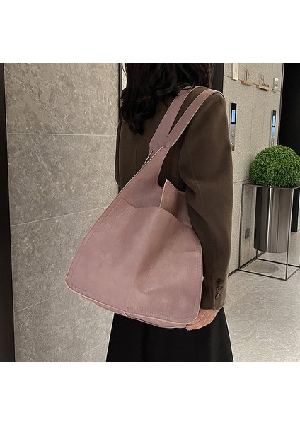 YY Store Kadın Çantası Büyük Kapasiteli Omuz Çantası Yumuşak Deri Büyük Kapasiteli Omuz Çantası (Yurt Dışından) modelleri