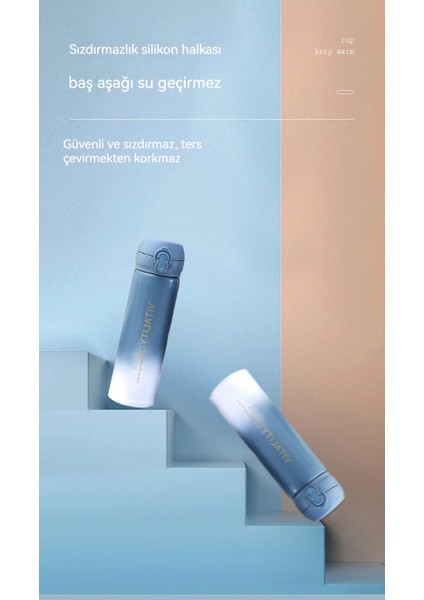 Yeni Paslanmaz Çelik Yaratıcı Termos 400ML (Yurt Dışından) fiyatları