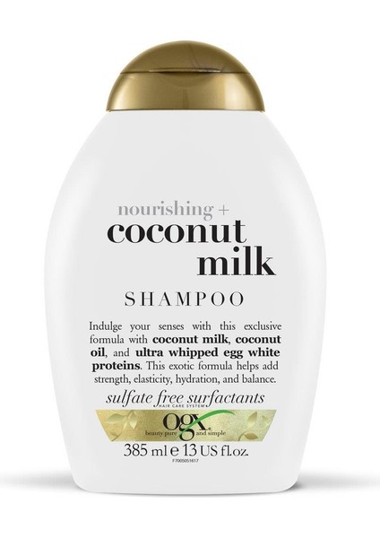 Besleyici Coconut Milk Şampuan
