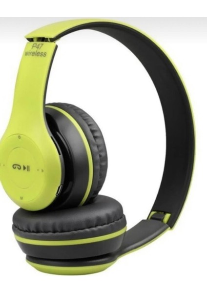 Bln P47 Wireless 5.0+Edr Bluetooth Kablosuz Mp3 Çalar Kulaklık P47