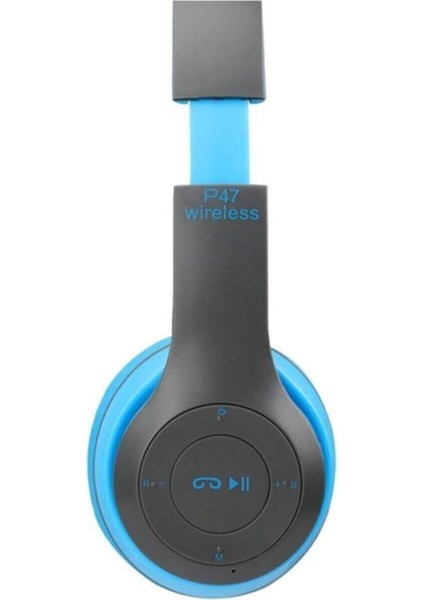 Bln P47 Wireless 5.0+Edr Bluetooth Kablosuz Mp3 Çalar Kulaklık P47