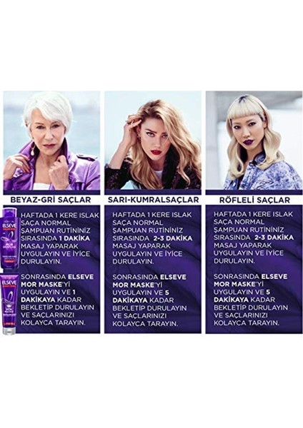 Marka: L'oréal Paris Turunculaşma Karşıtı Mor Şampuan, 200 ml fırsatları