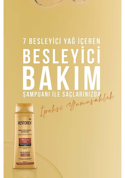 Bakım Şampuanı 7 Besleyici Yağ 500 ml 1 Adet Restorex 7 Besleyici Yağ 500