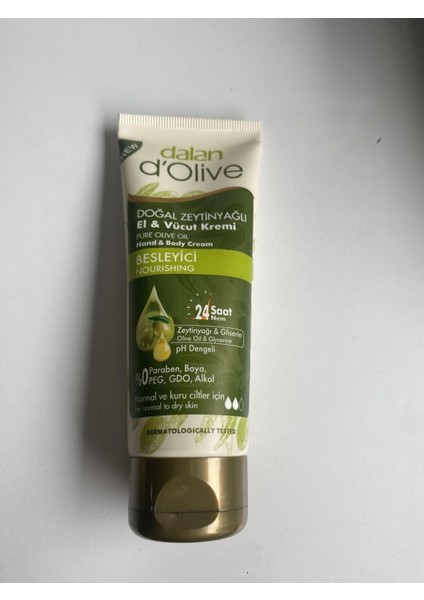 Dolive Zeytinyağlı El ve Vücut Kremi 75 ml fiyatları