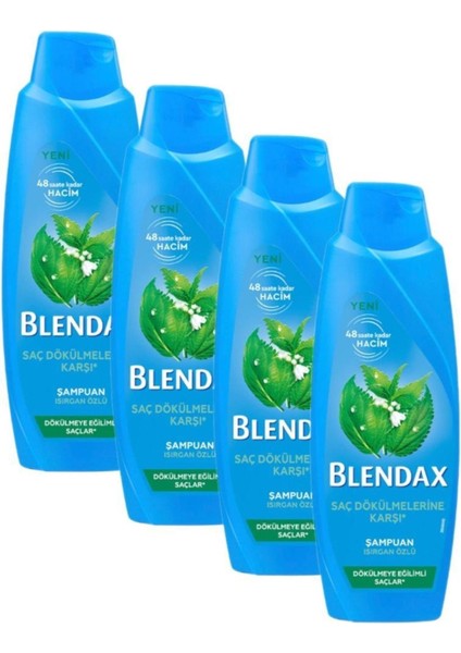 Saç Dökülmelerine Karşı Isırgan Özlü Şampuan 4 x 470 Ml.