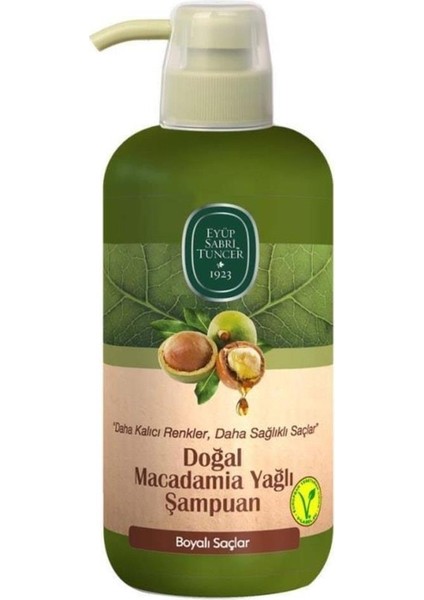 Doğal Macadamia Yağlı Şampuan 600 ml Pet Şişe