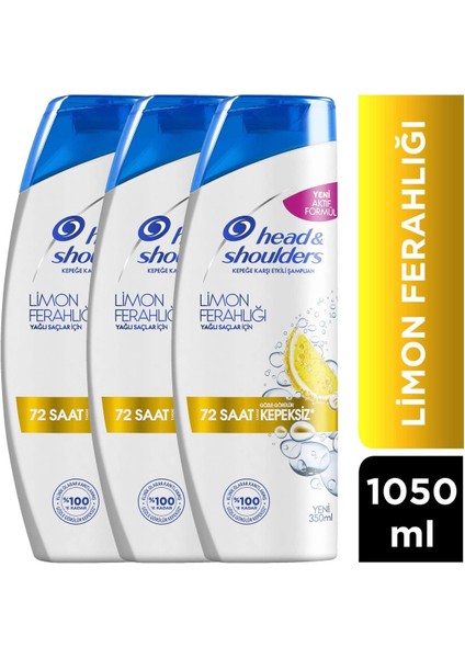 Head And Shoulders Head&Shoulders Limon Ferahlığı Şampuan 350 ml x 3 Adet