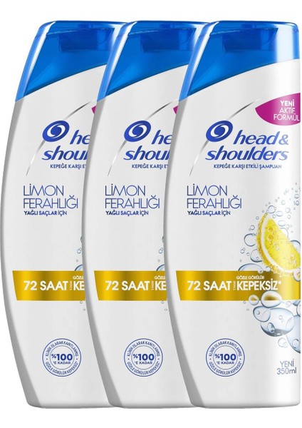 Head And Shoulders Head&Shoulders Limon Ferahlığı Şampuan 350 ml x 3 Adet