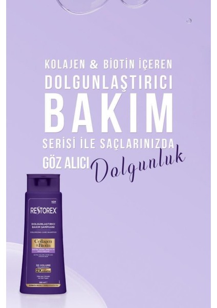 Collagen&biotin Dolgunlaştırıcı Şampuan 500 ml x 2 Adet modelleri