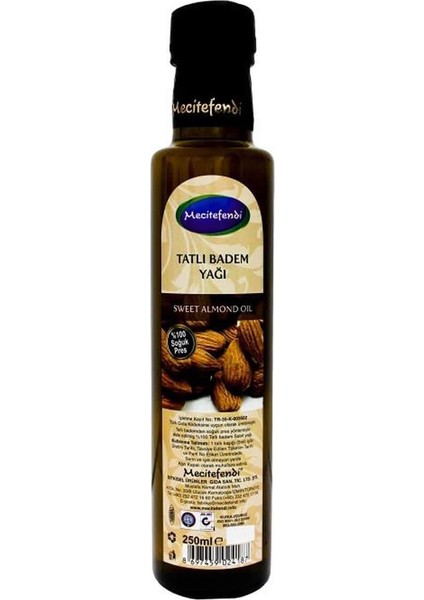 Mecit Efendi Tatlı Badem Yağı 250ML
