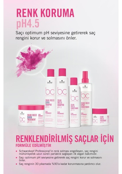 Bc Clean Renklendirilmiş Saçlar Için Renk Koruyucu Vegan Bakım Şampuanı 1000ML