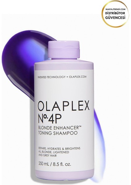 Olaplex Nº.4p Blonde Enhancer Toning Shampoo - Renk Koruyucu & Bağ Mor Şampuan