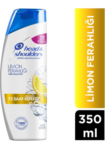 Head And Shoulders Limon Ferahlığı Kepeğe Karşı Etkili Şampuan 350 ml 6 Adet Head&Shoulders Limon Ferahlığı 350