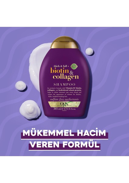 Biotin & Dolgunlaştirici Sülfatsiz Şampuan 385 ml indirimleri