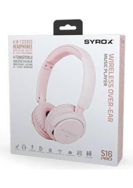 S16 Bluetooth Pudra Kulaklık