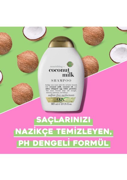 Besleyici Coconut Milk Sülfatsız Şampuan 385 ml indirimleri