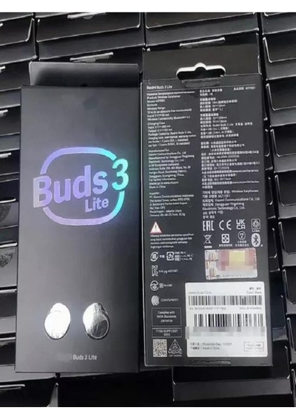 Redmi Buds 3 Lite Siyah / Şarj Kablosu Hediyeli