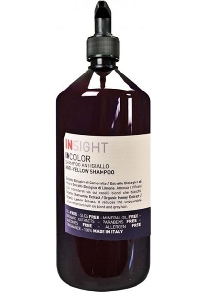 Insight Antı Yellow In Color ( Şampuan) 900 ml