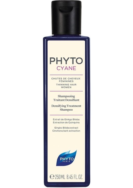 Phytocyane Shampoo Kadın Tipi Dönemsel Ne Karşı Etkili Bitkisel Şampuan 250 ml