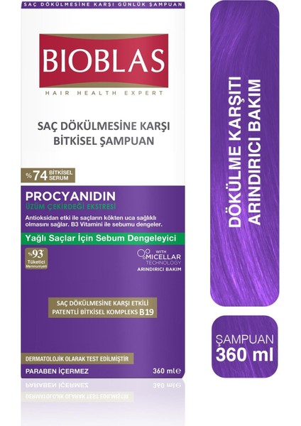 Ne ve Yağlanmaya Karşı Şampuan 360 ml