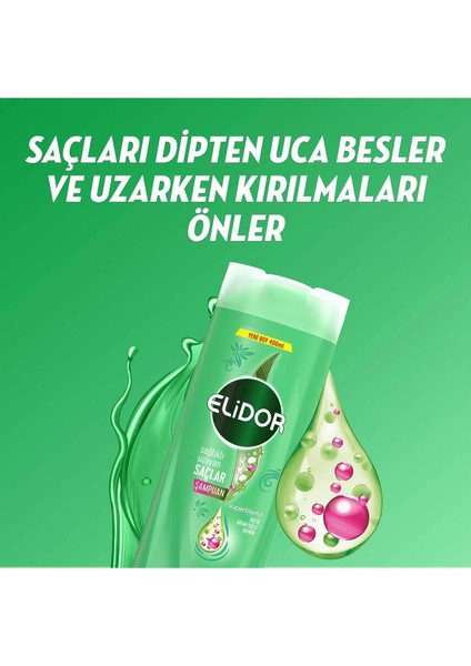 Superblend Saç Bakım Şampuanı Sağlıklı Uzayan Saçlar Biotin Argan Yağı Arjinin 400 ml X3