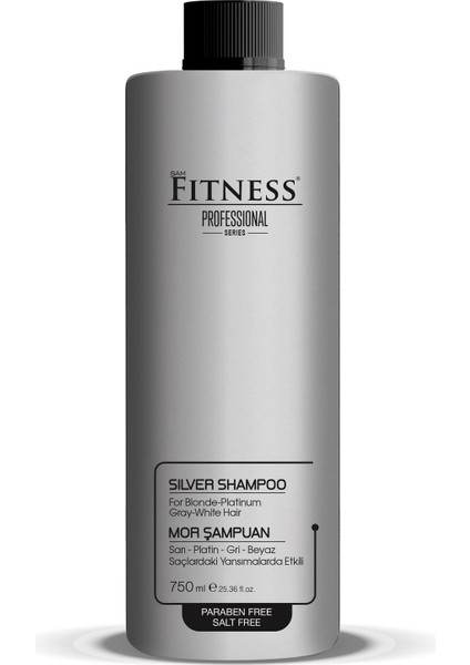 Silver Mor Şampuan Gri Beyaz Platin Sarı Saçlara Uygun 750 ml
