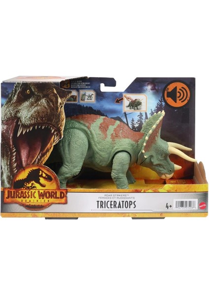 Jurassic World Jurrasic World Jurassic World Vahşi Dinozor Figürü Triceratops HDX17-HDX34