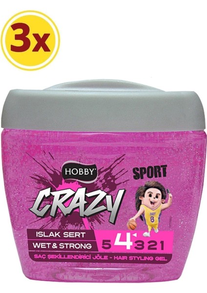 Crazy Sport Islak Sert Jöle 3 x 700 ml