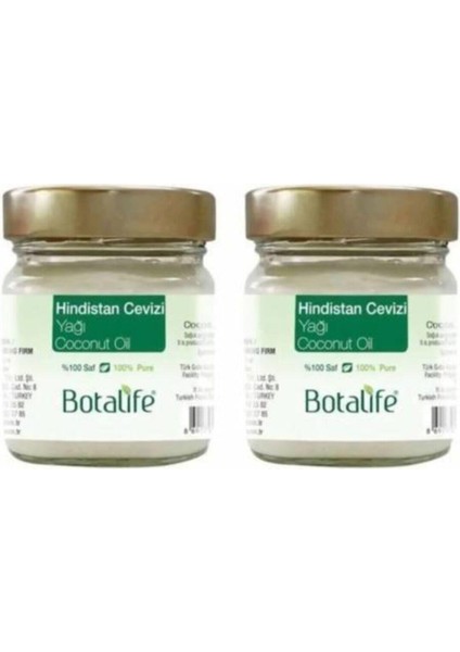 2 Adet Hindistan Cevizi Yağı 150 gr (Saf Kalite)