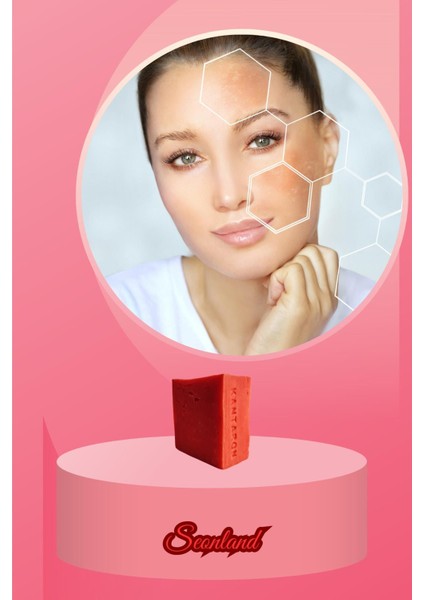 Organik Kırmızı Kantaron Yağı Sabunu 1 Adet ( Cilt Lekeleri + Izi + Izi + Anti Aging) fırsatları