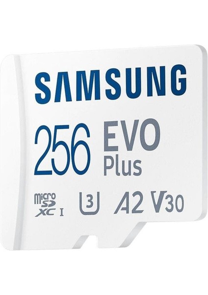 Evo Plus 256GB Microsd MB-MC256KA/TR - 130 Mb/sn Beyaz Hafıza Kartı (Samsung Türkiye Garantili)