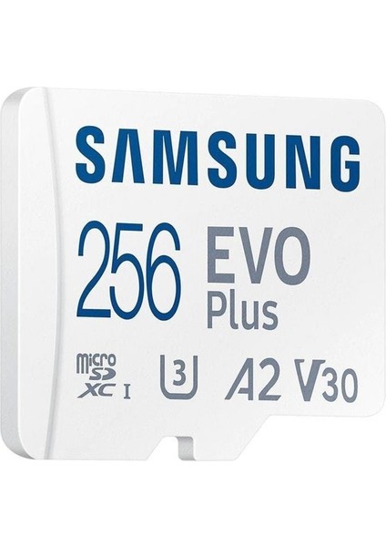 Evo Plus 256GB Microsd MB-MC256KA/TR - 130 Mb/sn Beyaz Hafıza Kartı (Samsung Türkiye Garantili)