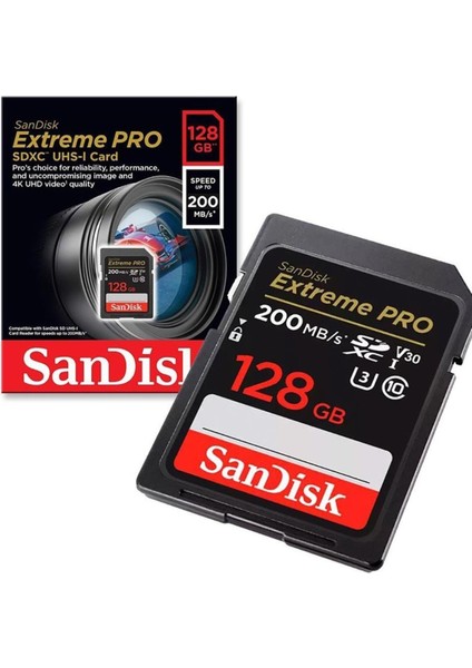 Extreme Pro 128GB 200MB/S Sdxc Hafıza Kart Sandısk fırsatları