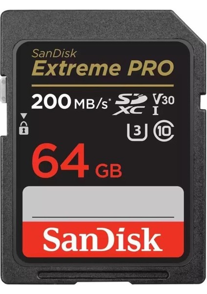 Extreme Pro 64GB 200MB/S Sdxc Hafıza Kartı Sandısk