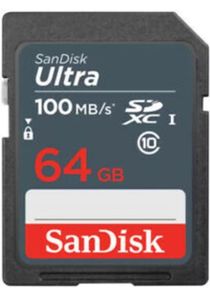 Ultra 64GB 100MB/S Sdxc Hafıza Kartı SDSDUNR-064G-GN3IN