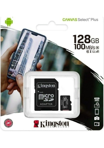 Kıngston 128GB Mıcro Sdhc Canvas CL10 SDCS2/128GB