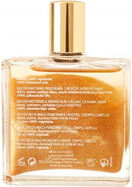 Huile Prodigieuse Or Altın Parıltılı Çok Amaçlı Nemlendirici Kuru Yağ 50M fiyatları