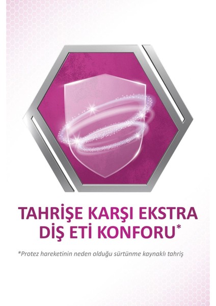 Yastık Konforlu Diş Protezi Yapıştırıcı Krem x 4 Adet