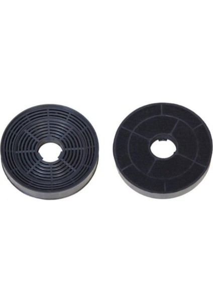 Aspiratör Davlumbaz Bacasız Kullanım Karbon Filtre 2 Adet 14 cm
